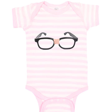 Baby Clothes Nerdy Black Glasses Funny Humor Baby Bodysuits Boy & Girl Cotton