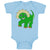 Baby Clothes Smiling Red Dinosaur Baby Bodysuits Boy & Girl Cotton