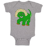 Baby Clothes Smiling Red Dinosaur Baby Bodysuits Boy & Girl Cotton