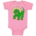 Baby Clothes Smiling Red Dinosaur Baby Bodysuits Boy & Girl Cotton