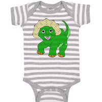 Baby Clothes Smiling Red Dinosaur Baby Bodysuits Boy & Girl Cotton