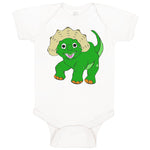 Baby Clothes Smiling Red Dinosaur Baby Bodysuits Boy & Girl Cotton