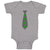 Baby Clothes Tie with 4 Green Shamrocks St Patrick's Baby Bodysuits Cotton