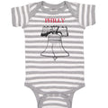 Baby Clothes Liberty Bell with Red Text Philly Philadelphia Baby Bodysuits