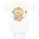 Baby Clothes Lion Zoo Funny Baby Bodysuits Boy & Girl Newborn Clothes Cotton