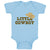 Baby Clothes Brown Little Cowboy Hat Funny Humor Baby Bodysuits Cotton