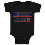 Baby Clothes Reagan Bush' 84 President Political Leaders Committee Cotton