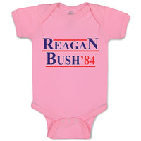 Baby Clothes Reagan Bush' 84 President Political Leaders Committee Cotton