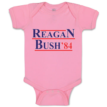 Baby Clothes Reagan Bush' 84 President Political Leaders Committee Cotton