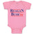 Baby Clothes Reagan Bush' 84 President Political Leaders Committee Cotton
