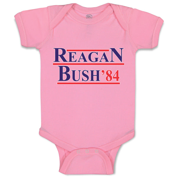 Baby Clothes Reagan Bush' 84 President Political Leaders Committee Cotton