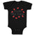 Baby Clothes Auntie Was Here! with Lipstick Marks Baby Bodysuits Cotton