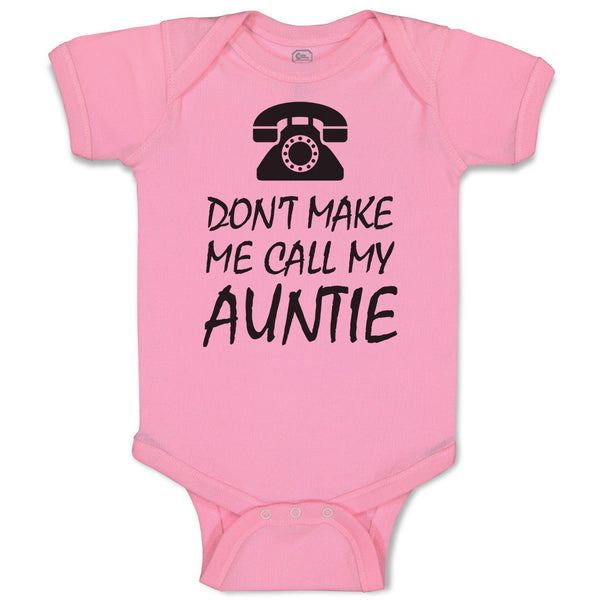 Don'T Make Me Call My Auntie with Silhouette Vintage Telephone