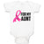 Baby Clothes For My Aunt with Breast Cancer Awareness Pink Ribbon Baby Bodysuits