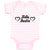 Baby Clothes Hello Auntie with Outline Heart Baby Bodysuits Boy & Girl Cotton