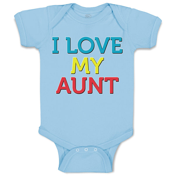 Baby Clothes I Love My Aunt Baby Bodysuits Boy & Girl Newborn Clothes Cotton