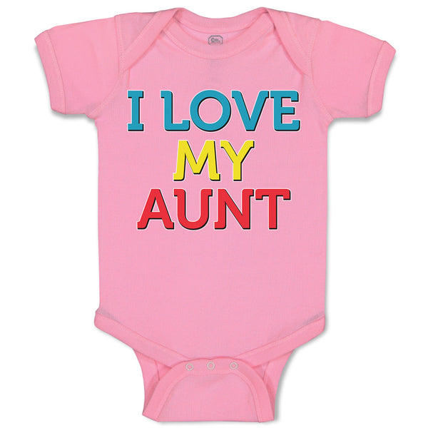 Baby Clothes I Love My Aunt Baby Bodysuits Boy & Girl Newborn Clothes Cotton