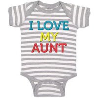 Baby Clothes I Love My Aunt Baby Bodysuits Boy & Girl Newborn Clothes Cotton