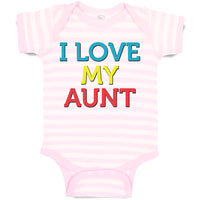 Baby Clothes I Love My Aunt Baby Bodysuits Boy & Girl Newborn Clothes Cotton