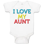 Baby Clothes I Love My Aunt Baby Bodysuits Boy & Girl Newborn Clothes Cotton