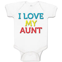 Baby Clothes I Love My Aunt Baby Bodysuits Boy & Girl Newborn Clothes Cotton