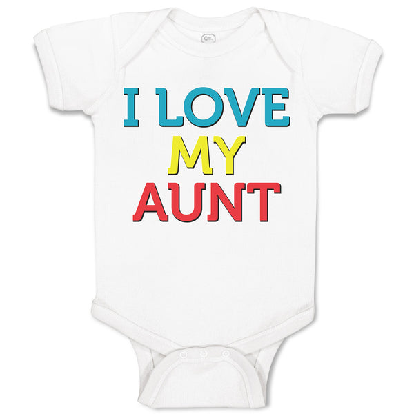 Baby Clothes I Love My Aunt Baby Bodysuits Boy & Girl Newborn Clothes Cotton