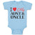 Baby Clothes I Love My Aunts & Uncle with Heart Baby Bodysuits Boy & Girl Cotton