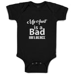 Baby Clothes My Aunt Is A Bad Influence Baby Bodysuits Boy & Girl Cotton