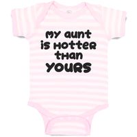 Baby Clothes My Aunt Is Hotter than Yours Baby Bodysuits Boy & Girl Cotton