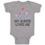 Baby Clothes My Auntie Loves Me! with Cute Elephants Playing Baby Bodysuits