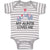 Baby Clothes My Auntie Loves Me! with Cute Elephants Playing Baby Bodysuits