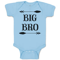 Baby Clothes Big Bro with Dart Archery Sport Arrow Baby Bodysuits Cotton