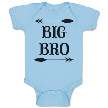 Baby Clothes Big Bro with Dart Archery Sport Arrow Baby Bodysuits Cotton