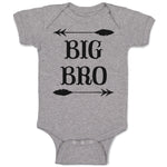 Baby Clothes Big Bro with Dart Archery Sport Arrow Baby Bodysuits Cotton
