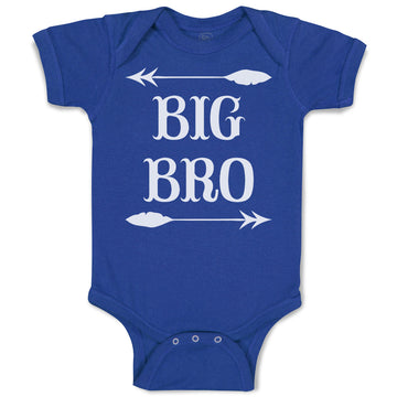 Baby Clothes Big Bro with Dart Archery Sport Arrow Baby Bodysuits Cotton