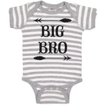 Baby Clothes Big Bro with Dart Archery Sport Arrow Baby Bodysuits Cotton