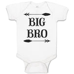 Baby Clothes Big Bro with Dart Archery Sport Arrow Baby Bodysuits Cotton