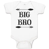 Baby Clothes Big Bro with Dart Archery Sport Arrow Baby Bodysuits Cotton