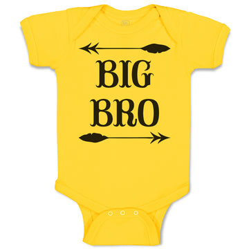 Baby Clothes Big Bro with Dart Archery Sport Arrow Baby Bodysuits Cotton