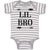 Baby Clothes Lil Bro with Dart Archery Sport Arrow Baby Bodysuits Cotton