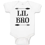 Baby Clothes Lil Bro with Dart Archery Sport Arrow Baby Bodysuits Cotton
