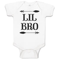 Baby Clothes Lil Bro with Dart Archery Sport Arrow Baby Bodysuits Cotton