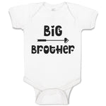 Baby Clothes Big Brother with Love Arrow Heart Pointed Baby Bodysuits Cotton