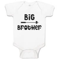 Baby Clothes Big Brother with Love Arrow Heart Pointed Baby Bodysuits Cotton
