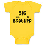 Baby Clothes Big Brother with Love Arrow Heart Pointed Baby Bodysuits Cotton