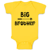 Baby Clothes Big Brother with Love Arrow Heart Pointed Baby Bodysuits Cotton
