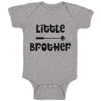 Baby Clothes Little Brother with Love Arrow Heart Pointed Baby Bodysuits Cotton