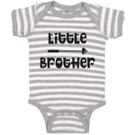 Baby Clothes Little Brother with Love Arrow Heart Pointed Baby Bodysuits Cotton