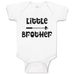 Baby Clothes Little Brother with Love Arrow Heart Pointed Baby Bodysuits Cotton
