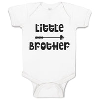 Baby Clothes Little Brother with Love Arrow Heart Pointed Baby Bodysuits Cotton